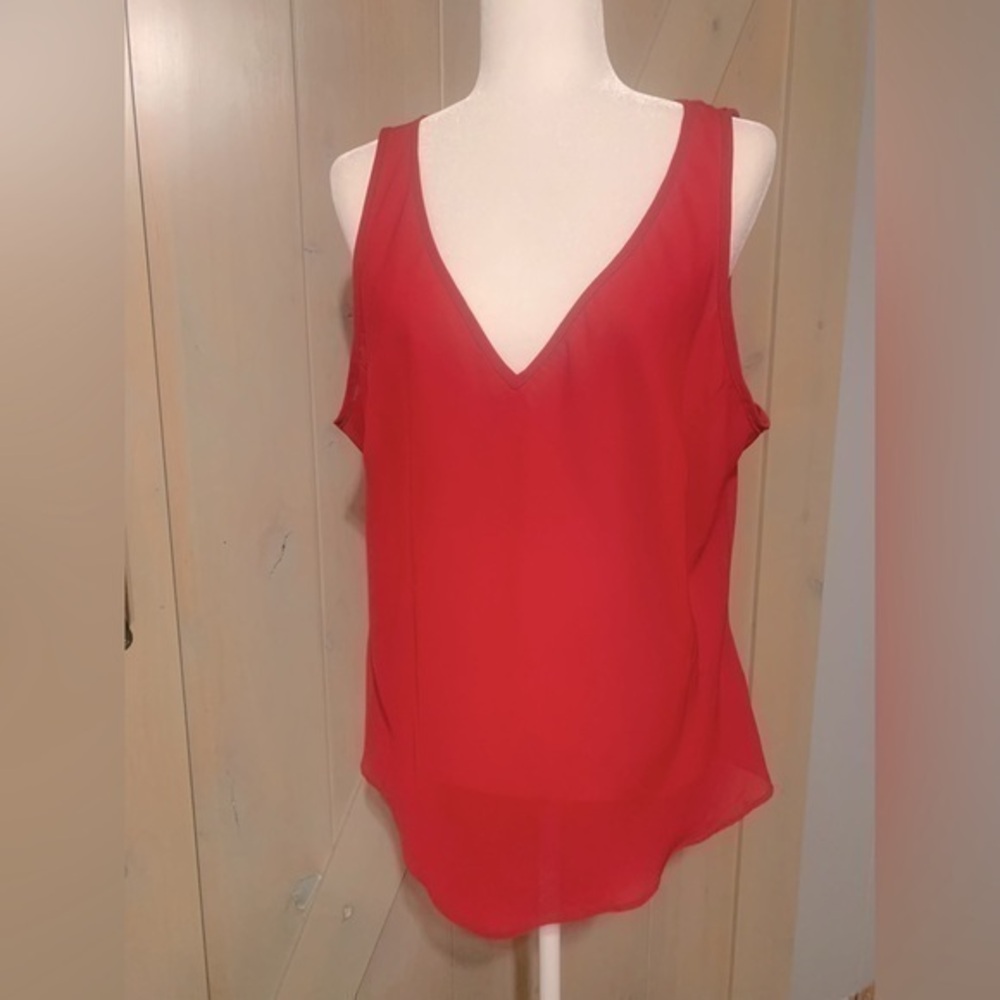 Red Blouse Size Medium